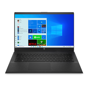 HP Laptop 17-cp0000no, 17,3'', HD+, Ryzen 3, 8 ГБ, 256 ГБ, черный - Ноутбук 461Y1EA#UUW
