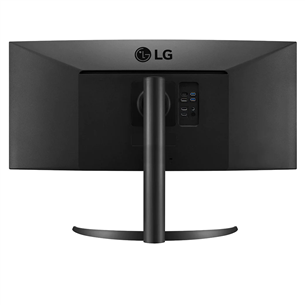 LG UltraWide QHD IPS 34", изогнутый, 60 Гц, USB-C, черный - Монитор