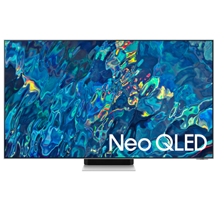 Samsung QN95B Neo QLED 4K Smart TV, 85'', central stand, silver/black - TV