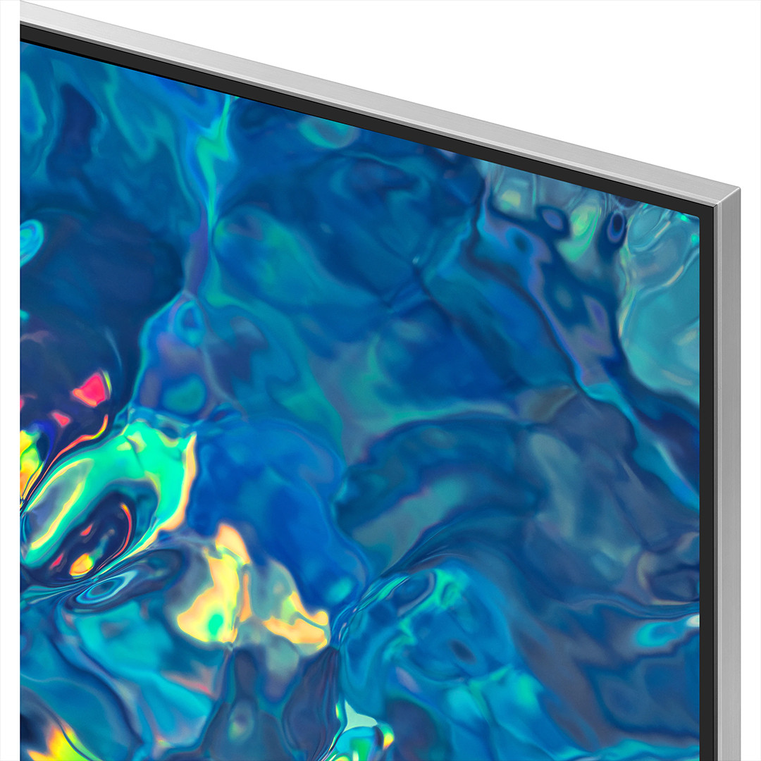 Samsung QN95B, 85'', 4K UHD, Neo QLED, central stand, silver/black - TV