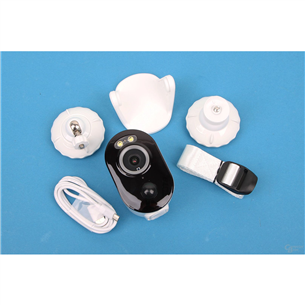Reolink Argus 3 PRO, 4 МП, WiFi, обнаружение людей и автомобилей, ночной режим, белый - Беспроводная камера видеонаблюдения с подсветкой