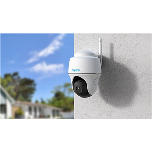 Reolink Argus PT-4MP, WiFi and battery, human and vehicle detection, white - Wireless Security Camera