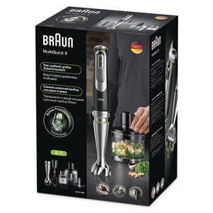 Braun MultiQuick 9 Spice, 1200 W, black/inox - Hand blender