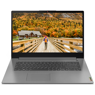 Lenovo IdeaPad 3 17ALC6, 17.3", Ryzen 5, 8 GB, 256 GB, W11, gray - Notebook