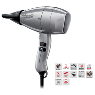 Valera Swiss Nano 9600, 2100 W, grey - Hair dryer