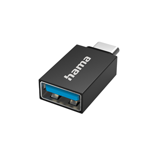 Hama USB adapter, USB-A female, USB-C male, black - Adapter 00300083