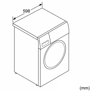 Bosch, 10 kg, depth 59 cm, 1400 rpm - Front Load Washing Machine