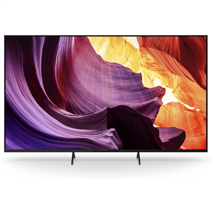 Sony X81K, 43'', 4K UHD, LED LCD, feet stand, black - TV