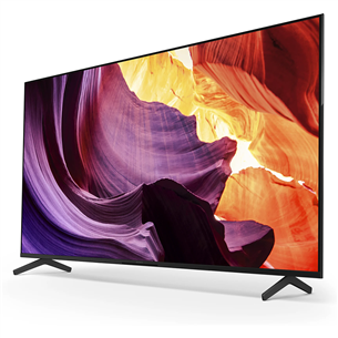 Sony X81K, 50'', 4K UHD, LED LCD, feet stand, black - TV