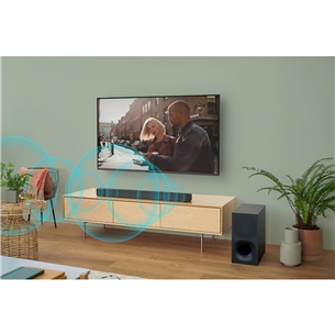 Sony HT-S400, 2.1, black - Soundbar