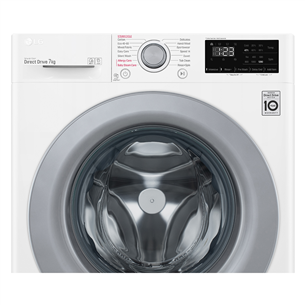 LG, 7 kg, depth 47.5 cm, 1200 rpm - Front Load Washing Machine