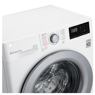 LG, 7 kg, depth 47.5 cm, 1200 rpm - Front Load Washing Machine