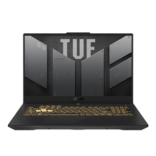 Asus TUF Gaming F17 (2022), 17,3'', i7, 16 ГБ, 512 ГБ, RTX3060, W11H, серый - Ноутбук