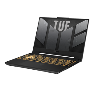 Asus TUF Gaming F15 (2022), 15.6", FHD, 144 Hz, i7, 16 GB, 512 GB, RTX 3050 Ti, W11, dark gray - Notebook