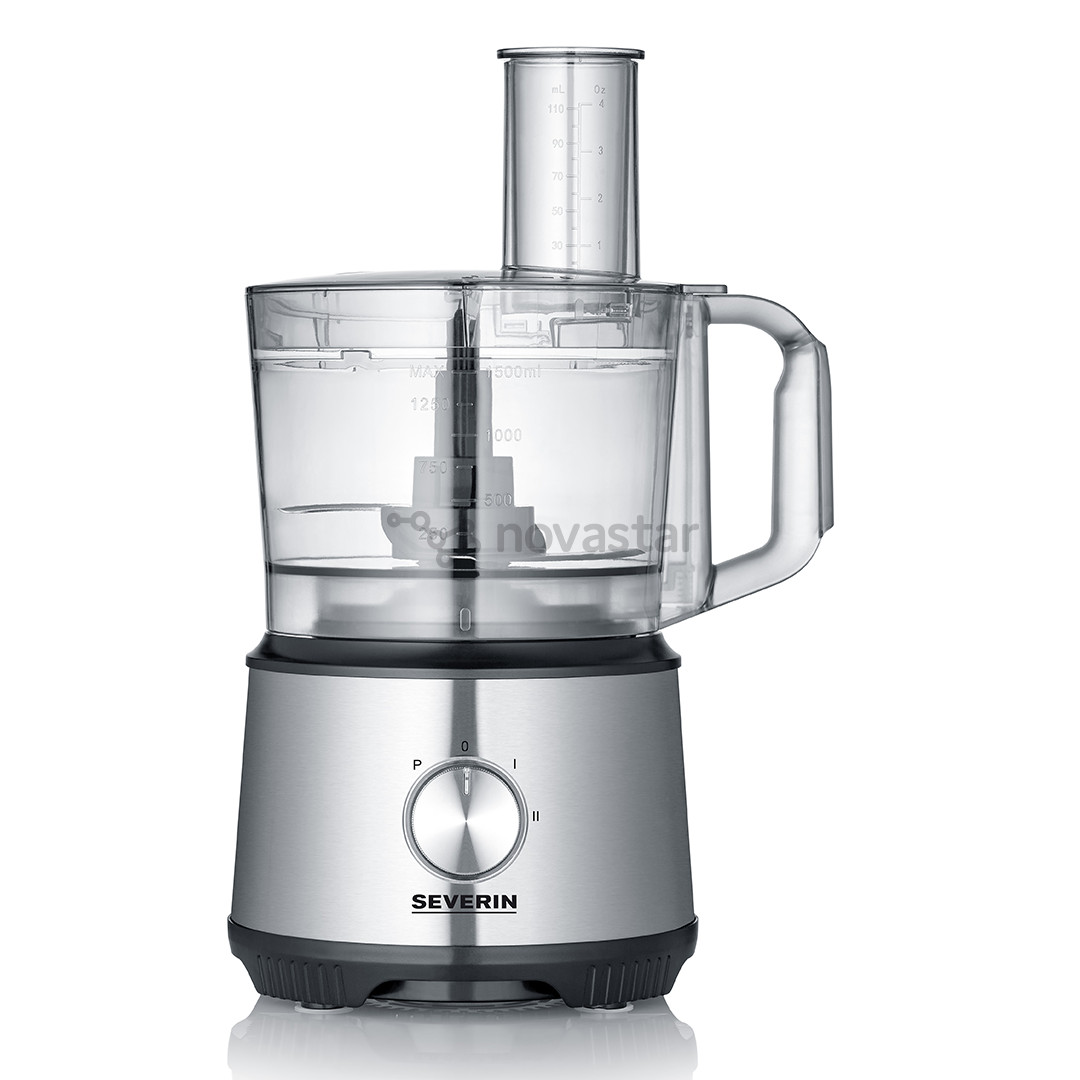 Severin, 1.5 L/1.5 L, 1200 W, stainless steel - Food Processor