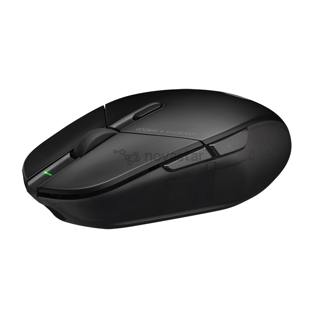 Pelė Logitech G303 Shroud Edition, belaidė, juoda