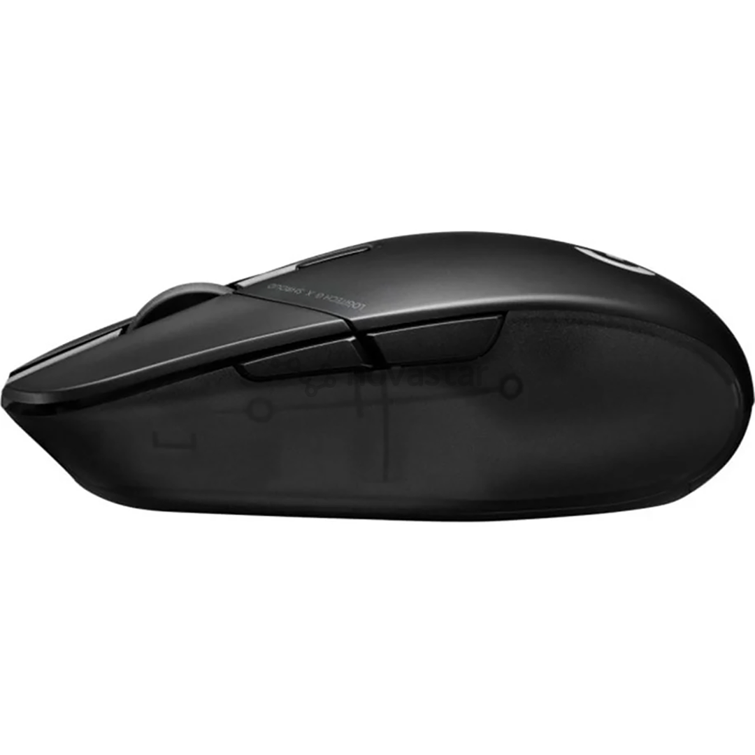 Pelė Logitech G303 Shroud Edition, belaidė, juoda