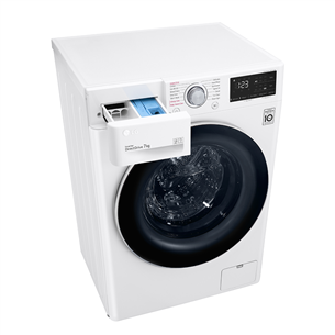 LG, 7 kg, depth 47.5 cm, 1200 rpm - Front Load Washing Machine