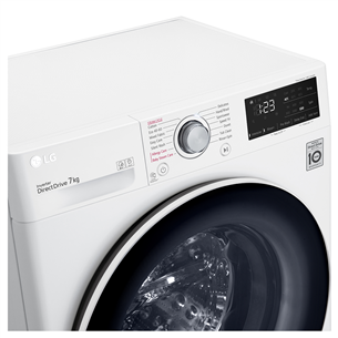 LG, 7 kg, depth 47.5 cm, 1200 rpm - Front Load Washing Machine