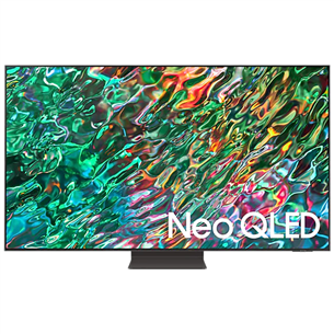 Samsung QN90B, Neo QLED 4K, 55'', central stand, graphite - TV