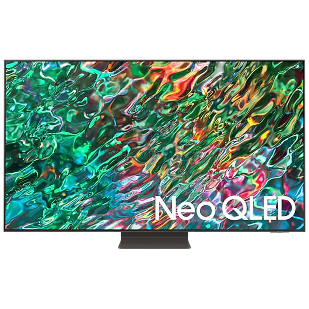 Samsung QN90B, 55'', 4K UHD, Neo QLED, central stand, black - TV