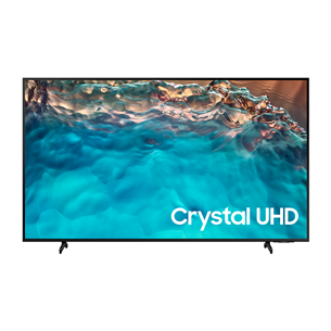 Samsung Crystal BU8072, 43'', 4K UHD, LED LCD, боковые ножки, черный - Телевизор