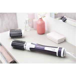 Rowenta Brush Activ Volume & Shine, 1000 W, white/purple - Rotating airbrush