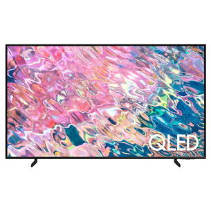 Samsung Q60B, 43'', 4K UHD, QLED, HDR, боковые ножки, черный - Телевизор