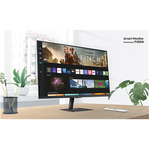 Samsung M7 4K Smart Monitor, 43'', UHD, USB-C, черный - Монитор с функцией смарт-телевизора