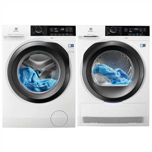 Skalbimo mašina + džiovyklė Electrolux (9 kg / 9 kg) EW7F249PS+EW8H259ST