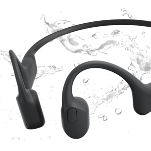 Shokz Open Run, black - Open-ear wireless headphones