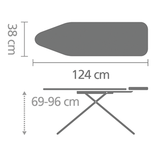 Lyginimo lenta Brabantia 218767, 124x38