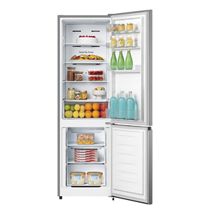 Hisense, 255 L, height 180 cm, grey - Refrigerator