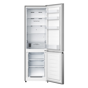 Hisense, 255 L, height 180 cm, grey - Refrigerator