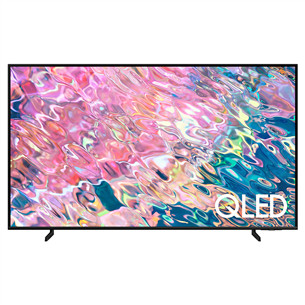 Samsung 50Q60B, 50'', 4K UHD, QLED, HDR, боковые ножки, черный - Телевизор