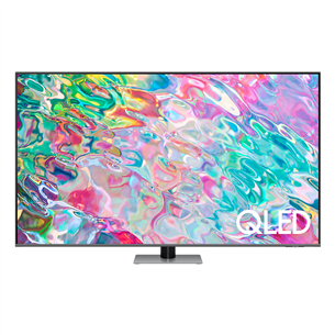 Samsung Q77B, 55'', 4K UHD, QLED, центральная подставка, черный/серый - Телевизор