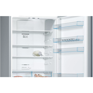 Bosch, NoFrost, 438 L, height 203 cm, inox - Refrigerator