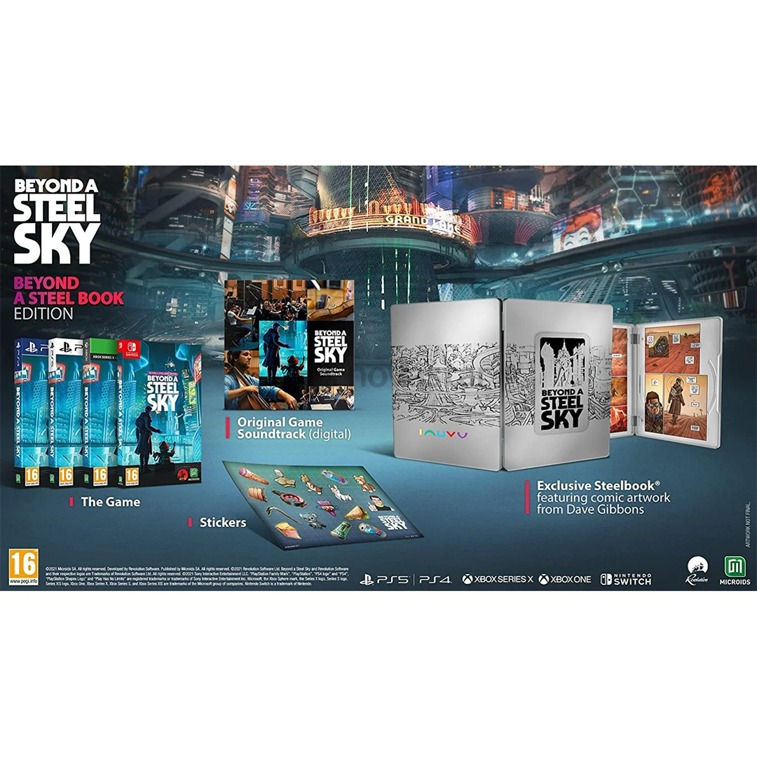 Žaidimas Beyond a Steel Sky - Steelbook Edition