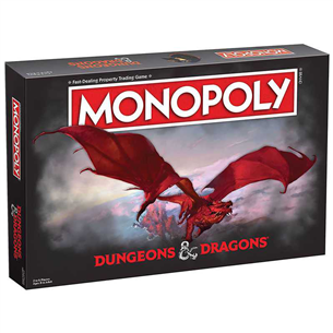 Stalo žaidimas Monopoly: Dungeons & Dragons