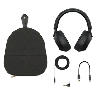 Sony WH-1000XM5, juodos - Belaidės ausinės