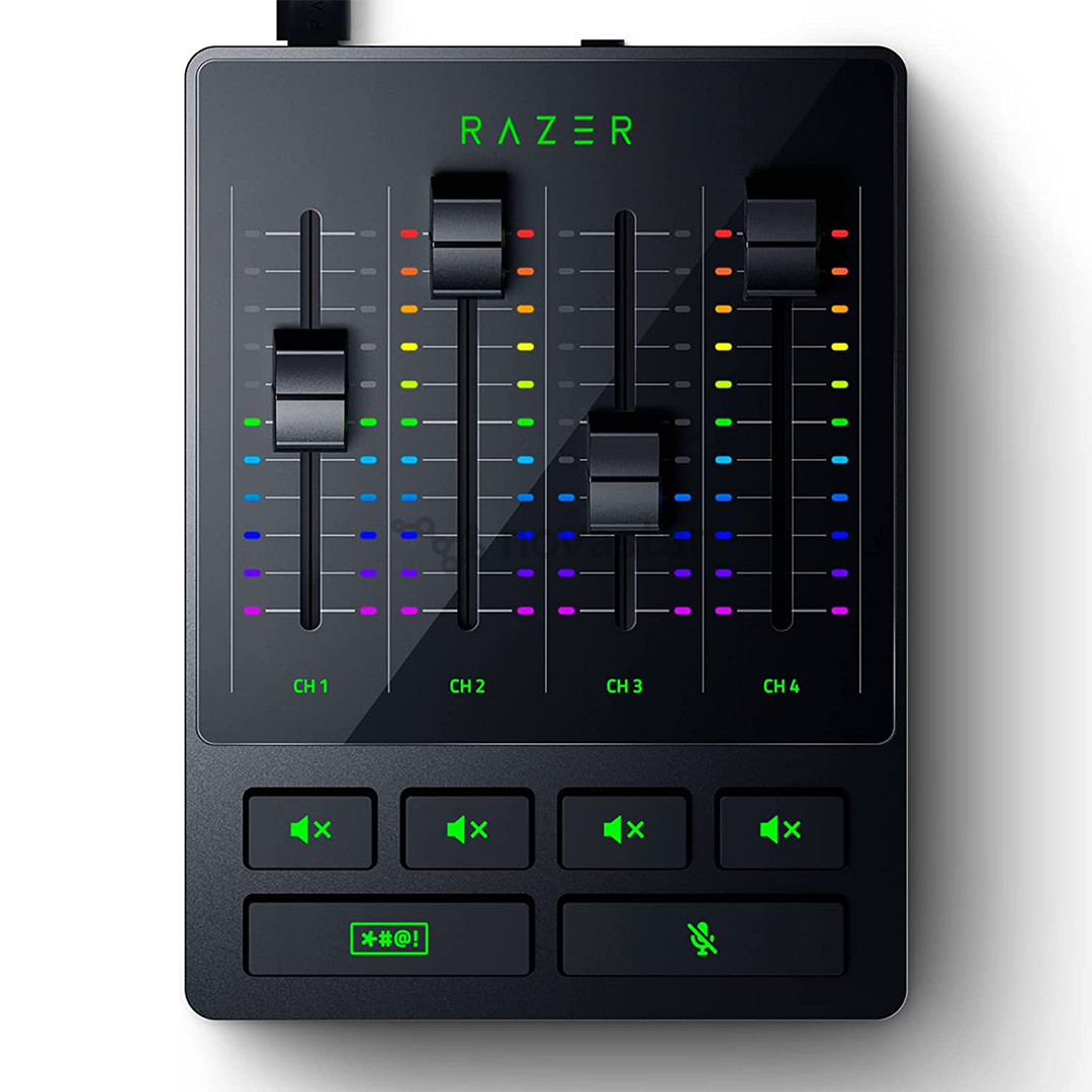 Razer Audio Mixer, juodas - Garso pultas