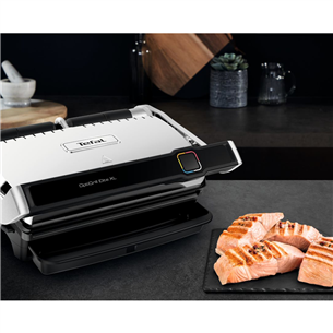 Tefal OptiGrill Elite XL, 2200 Вт, черный/нерж. сталь - Электрический гриль