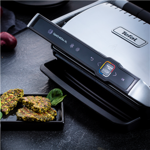 Tefal OptiGrill Elite XL, 2200 Вт, черный/нерж. сталь - Электрический гриль