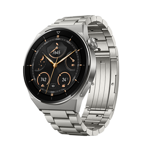 Išmanusis laikrodis Huawei Watch GT 3 Pro, 46 mm, titan strap, titanium