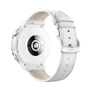 Išmanusis laikrodis Huawei Watch GT 3 Pro, 43 mm, leather strap, white/silver