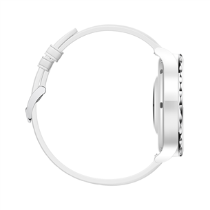 Išmanusis laikrodis Huawei Watch GT 3 Pro, 43 mm, leather strap, white/silver