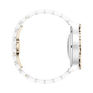 Huawei Watch GT 3 Pro, 43 mm, ceramic strap, white/gold - Smartwatch