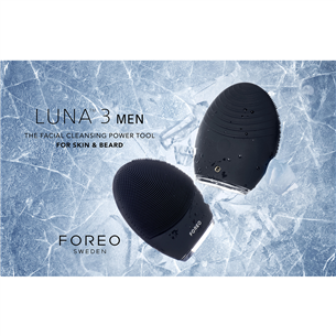 Foreo Luna 3 Men, black - Electric Face Brush