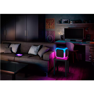 Nešiojama kolonėlė Philips TAX7207, Bluetooth, light effects, juoda