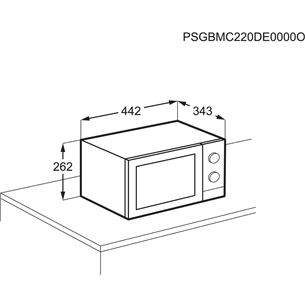 Mikrobangų krosnelė Electrolux EMZ421MMK